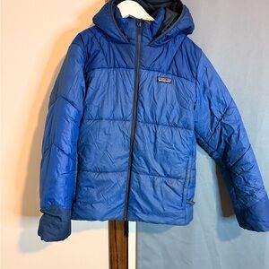 Patagonia Kids Vibrant Blue Puffer Coat